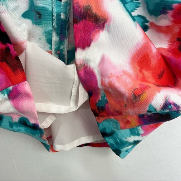 Eliza J Floral Watercolor Jewels Sheath Dress Size 8 or Medium - Picture 12 of 16